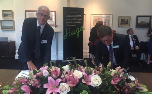 Signing of Hugo Charitable Trust $2 million gift to the Liggins Institute and the Auckland Bioengineering Institute